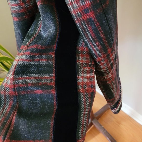 Mason's Prince of Wales Tartan Blazer EU 40/US 4-6 - Picture 6 of 12